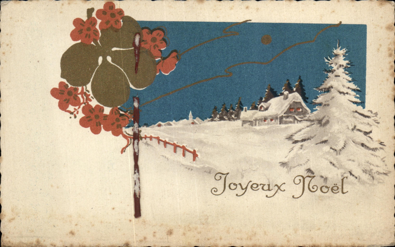 CPA Fantaisie Joyeux Noel Christmas