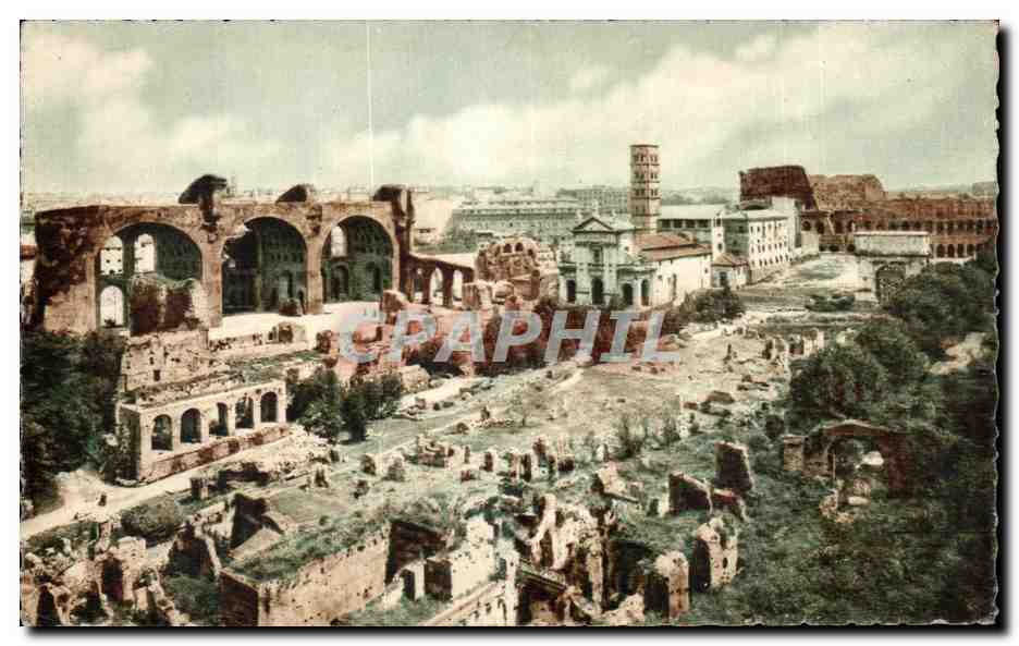 CPA Roma Foro Romano basiles di Messenzio