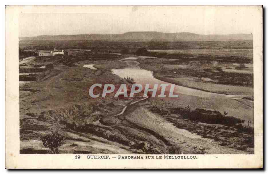 CPA Guercif Panorama Sur Le Melloullou Maroc 