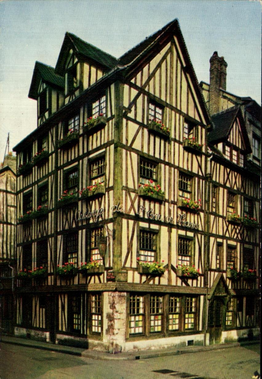 CPA Auberge De L'Ecu De France Rouen