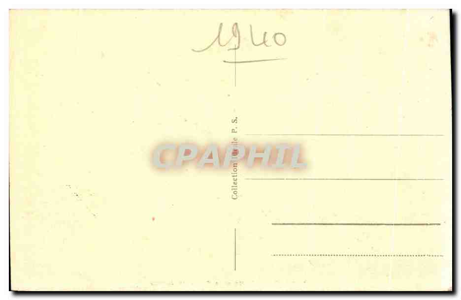 CPA Bone L'Eglise et le Palais de Justice Algerie — Rückseite