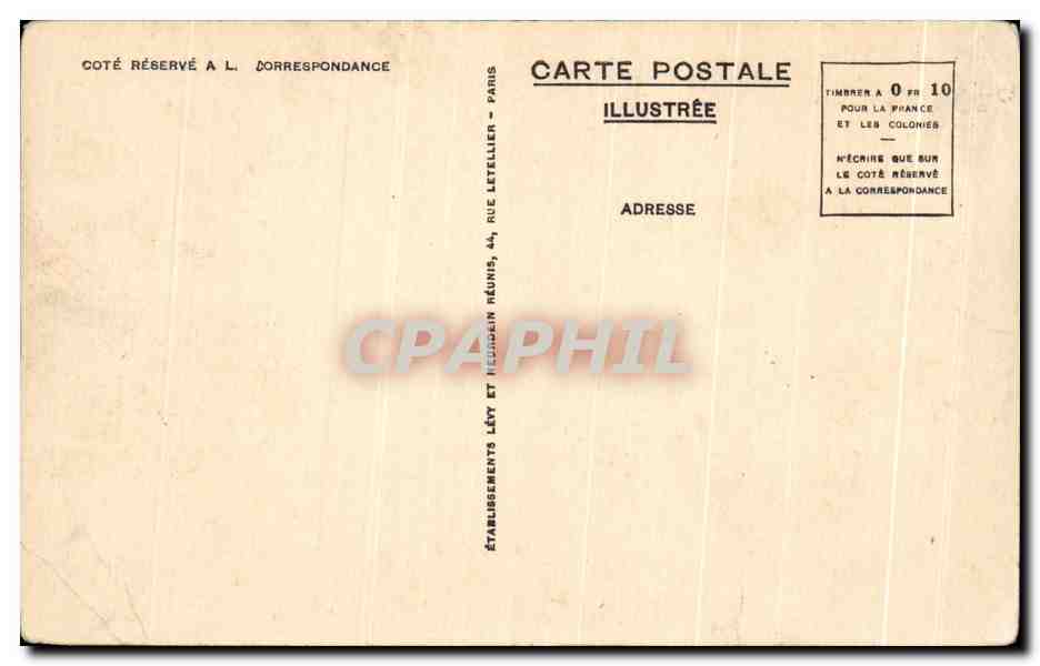 CPA Marrakech Galerie des Tombeaux Saadiens Maroc  — Rückseite