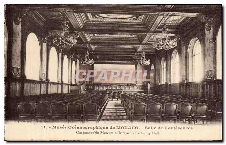 CPA Musee Oceanographique de Monaco Salle de Conferences Oceanographic 