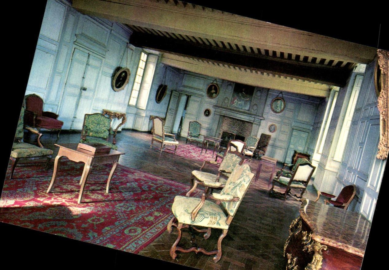 CPA Carrouges le Chateau le Grand Salon The Chateau The Large Salon