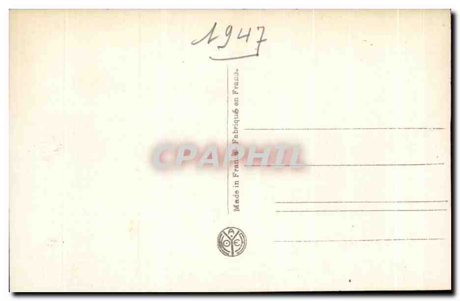 CPA Menton L'Eglise des Penitents Blancs — Rückseite