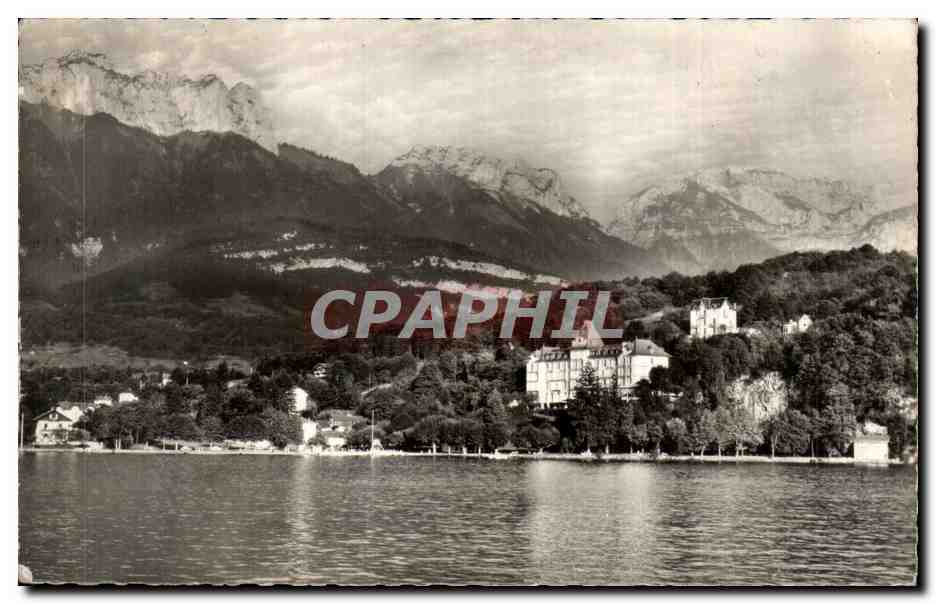 Menthon-Saint-Bernard — Le Lac d'Annecy, les Dents de Lanfon et la Tournette (2.352 m.) — Édition Cellard, n° 584