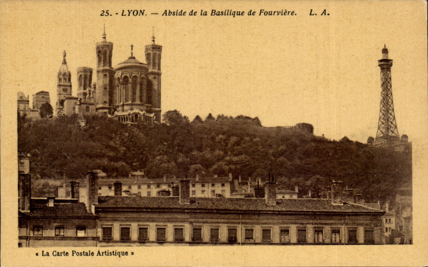 LYON — Abside de la Basilique de Fourvière — L. A. — La Carte Postale Artistique