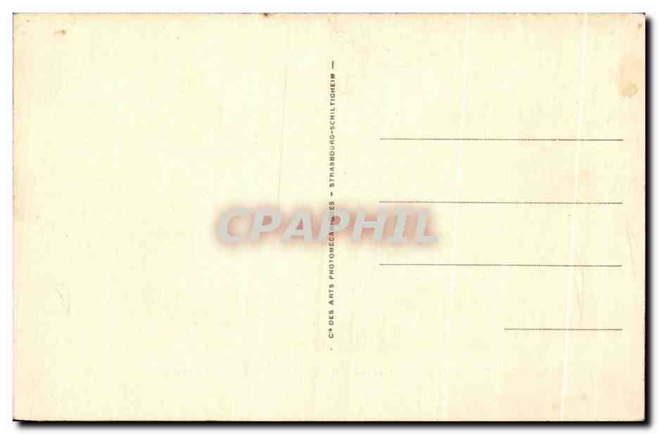 CPA Saint Cloud Avant l'Incendie Parc du Chateau en 1845 — Rückseite