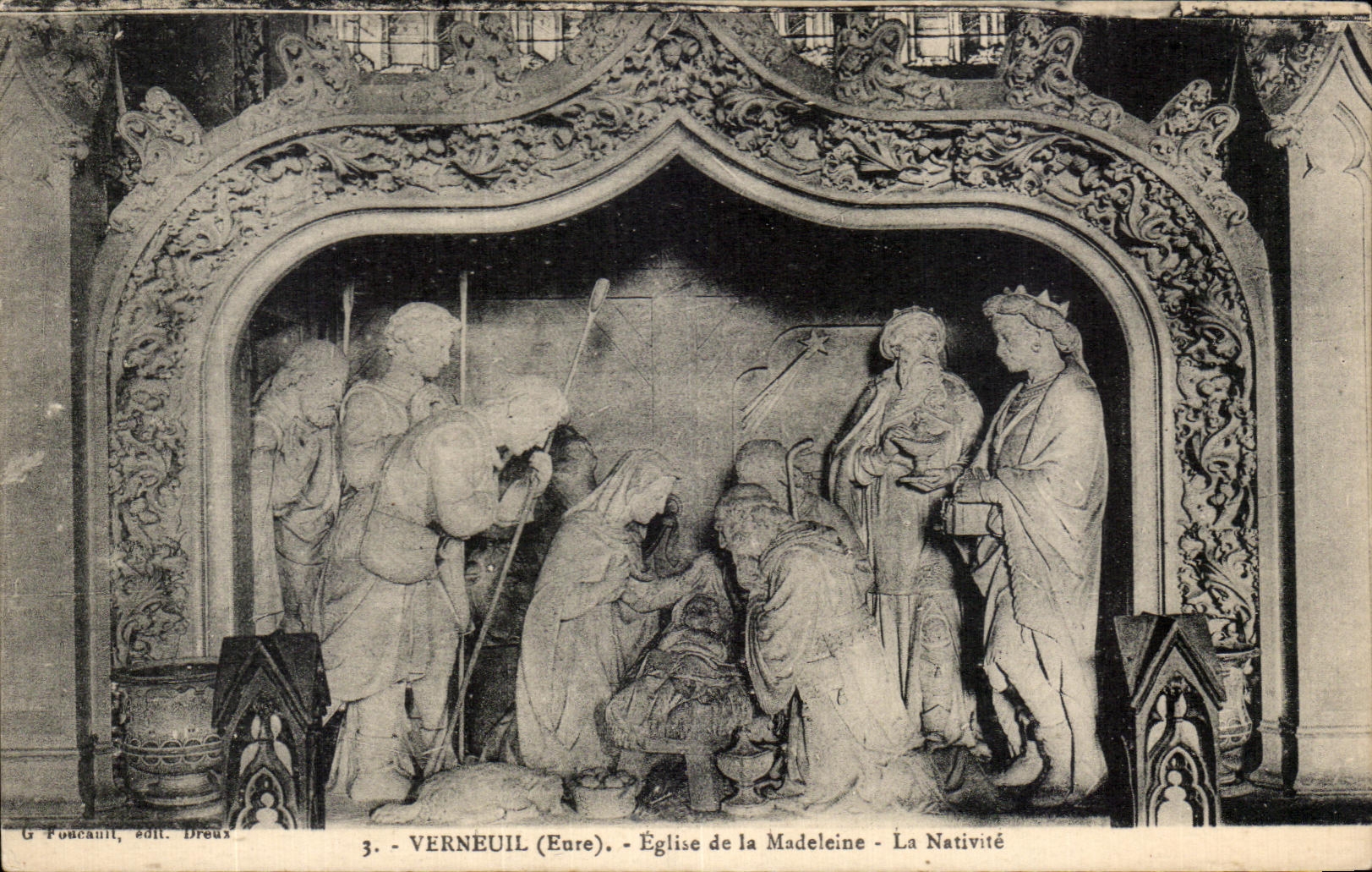 Verneuil (Eure) - Église de la Madeleine - La Nativité