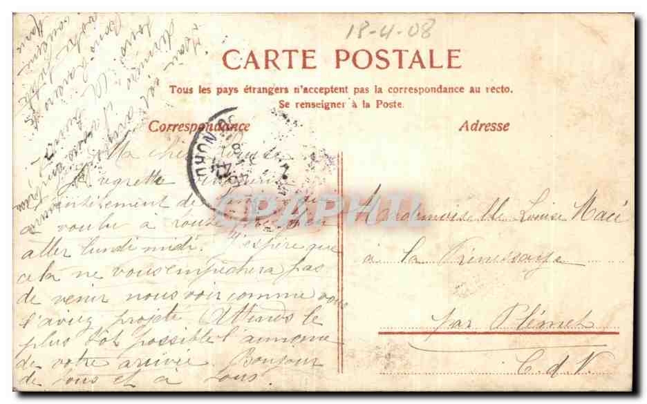 Jeune femme avec panier de fleurs — phototypie N°866 — Maison Bichot, Paris — Verso