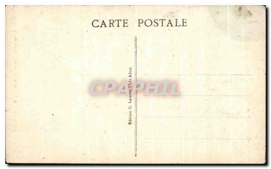 Isle-Adam — Détails de sculpture du Portail de l'Église — Édition G. Larrère, Isle-Adam, n°76 — Verso