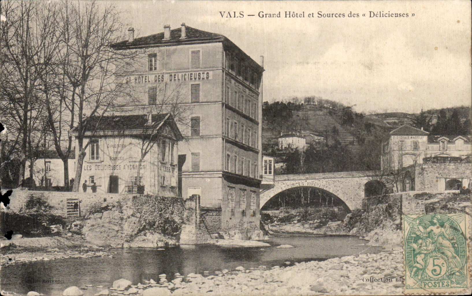 VAls — Grand Hôtel et Sources des « Délicieuses » — Éditeur : H. Roisson