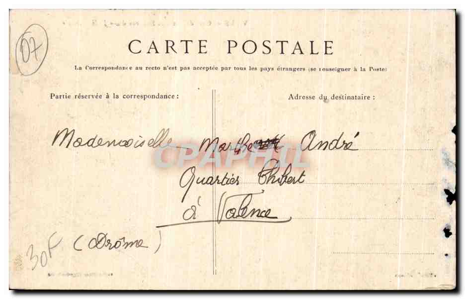 VAls — Grand Hôtel et Sources des « Délicieuses » — Éditeur : H. Roisson — Rückseite