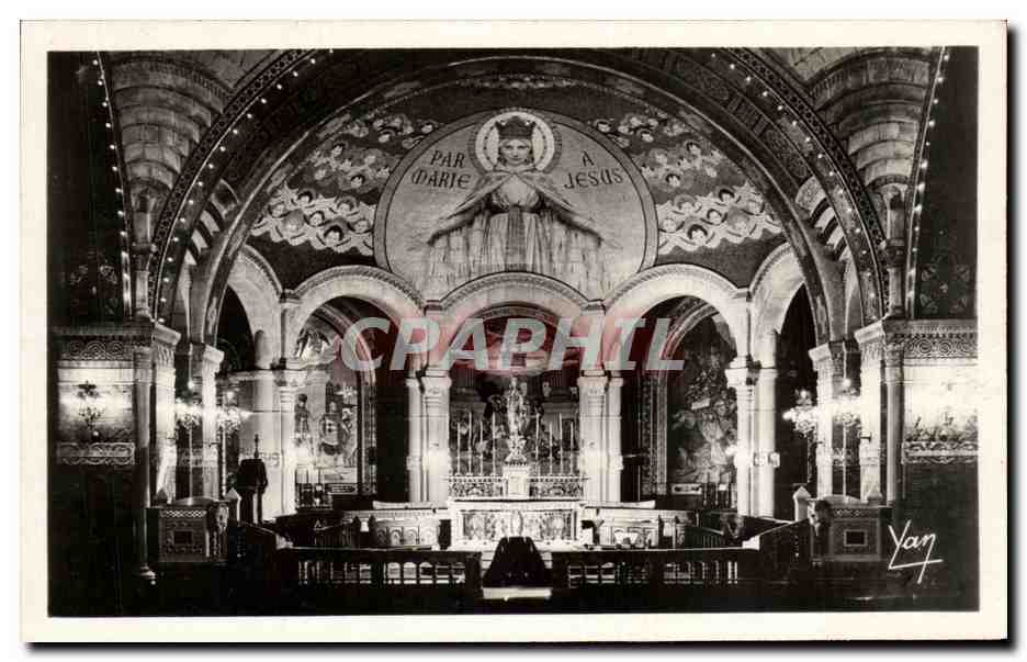 CPA Lourdes Interieur Du Rosaire Le Choeur