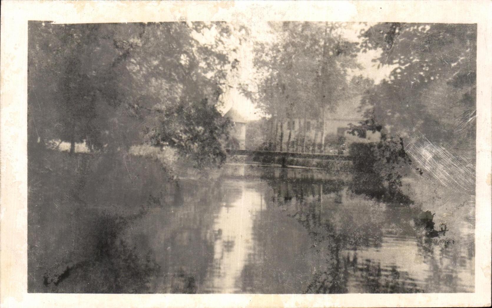 Loulans-les-Forges (He-Saône) — Brücke über die Linotte — Maison de Repos de la Caisse Primaire de Sécurité Sociale de Besançon