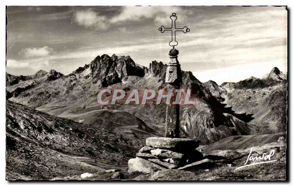 CPA Col De La Croix De Fer La Croix de Fer Rocher de l'Argentiere et le col de Glandon 