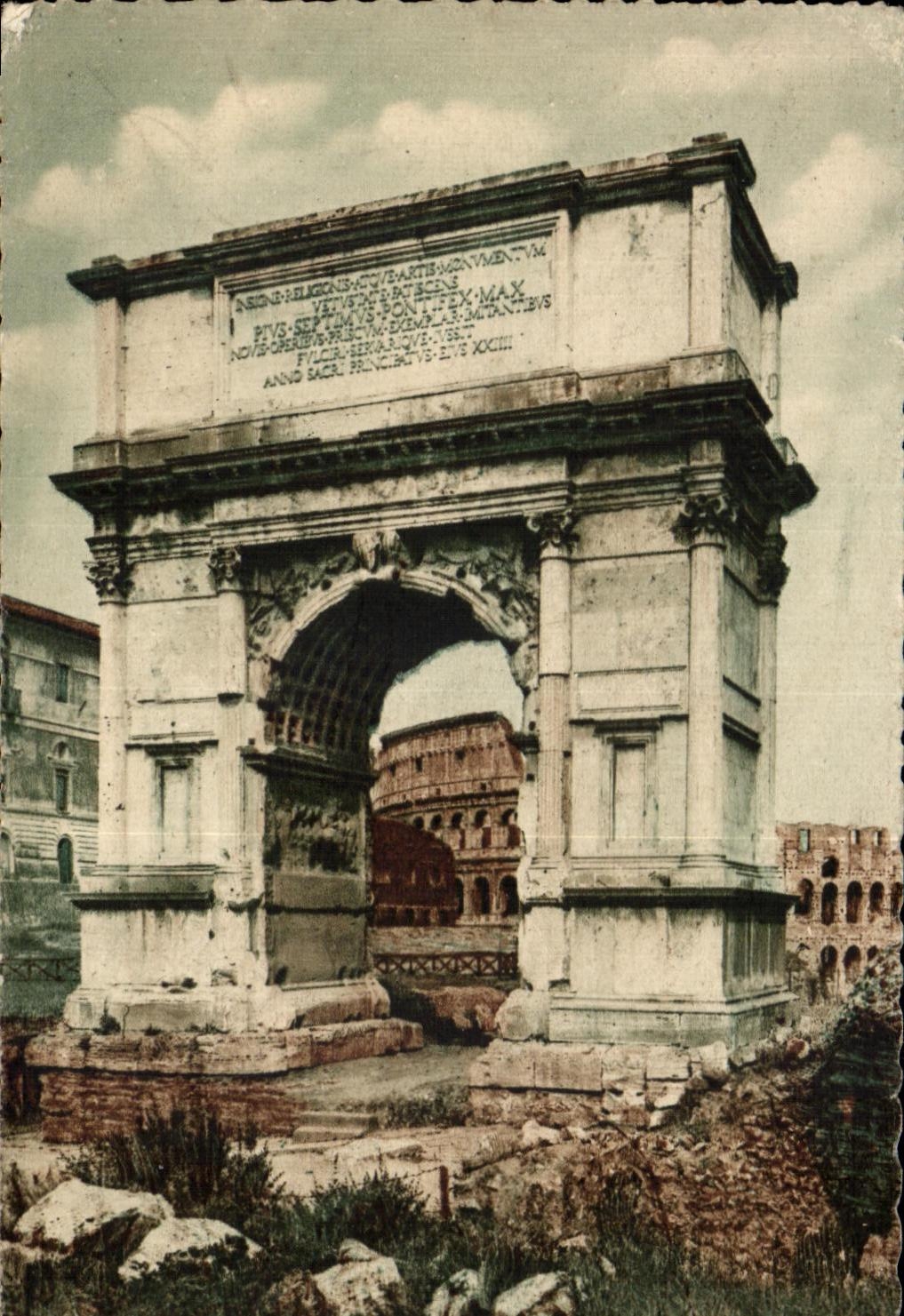CPA Roma Arco di Tito Arc de Titus
