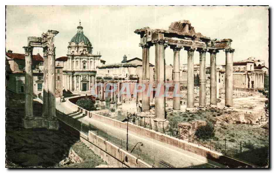 CPA Roma Foro Romeno Avanzi del Tempio