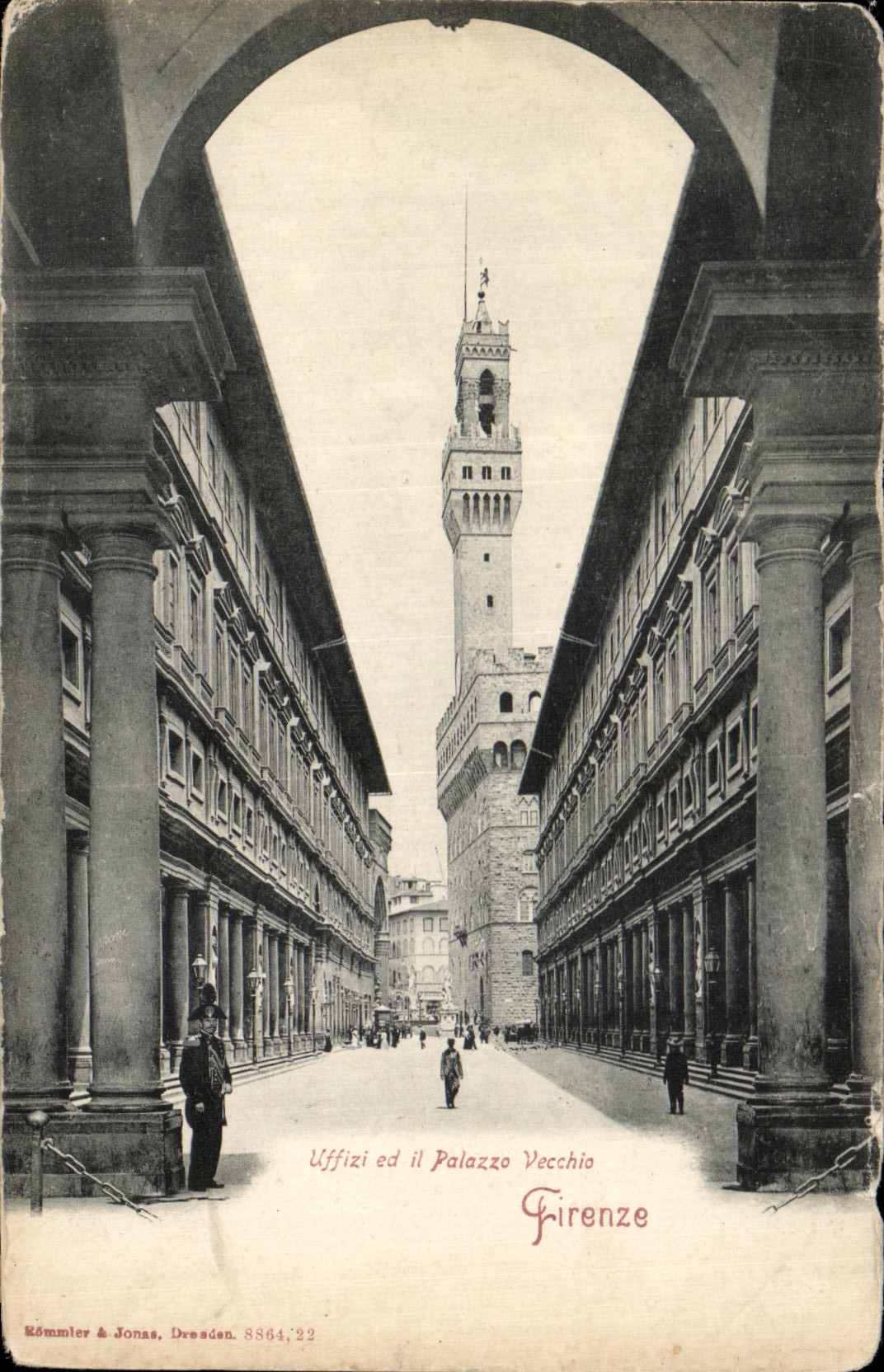 CPA Uffizi ed it Palazzo Vechio Firenze
