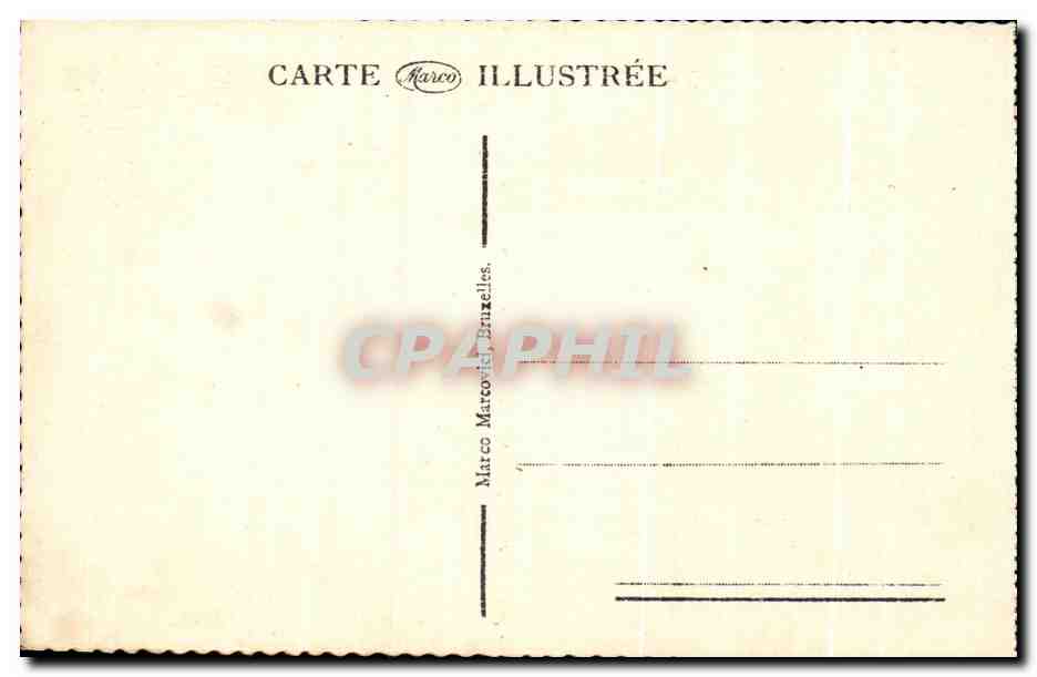 CPA Bruxelles Theatre Royal de la Monnaie — Rückseite