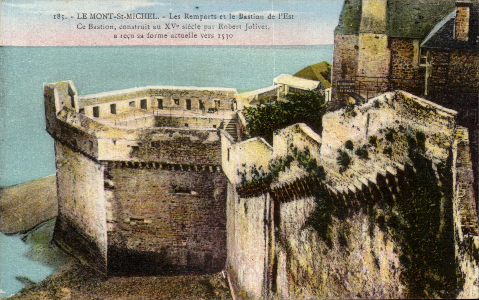 MONT SAINT MICHEL — Die Mauern und der östliche Bastion — Laurent-Nei, Rennes