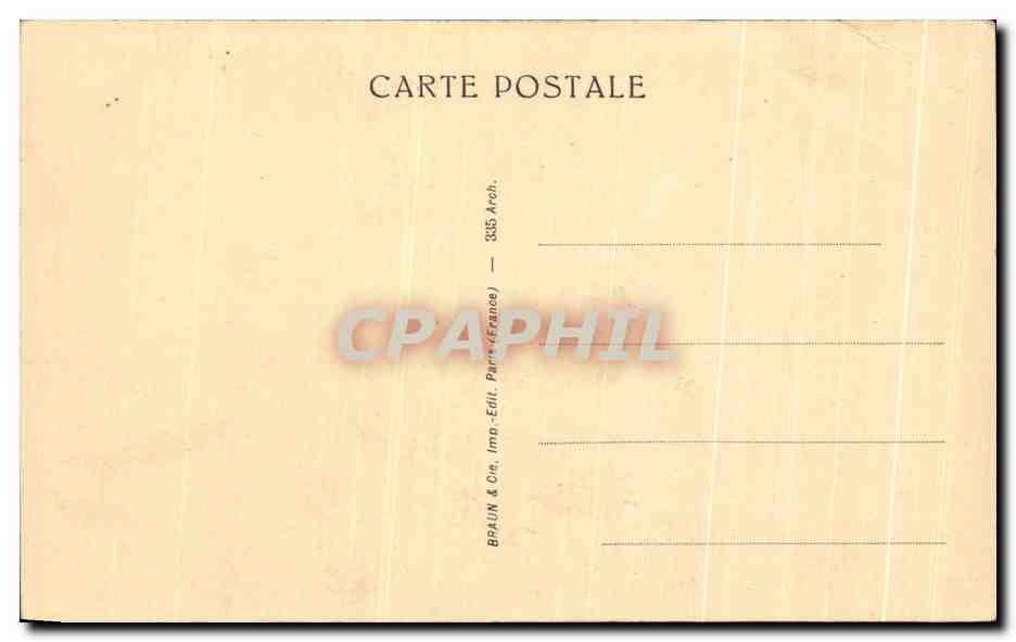 CPA Moyen Age Et Renaissance Italie Florence Le Palais Vieux Le Dome Les Offices — Rückseite