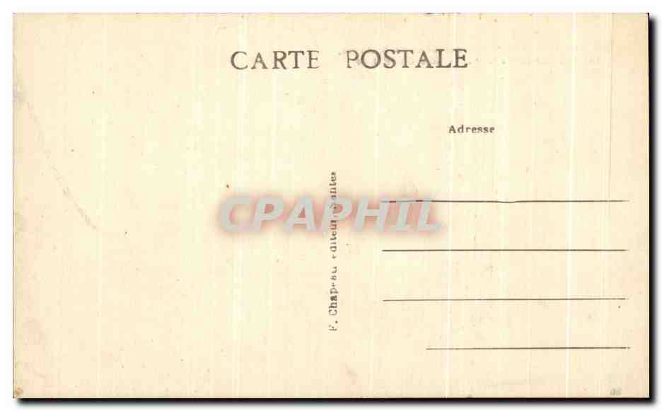 CPA Nantes Le Chateau des Ducs de Bretagne Les Grosses Tours — Verso