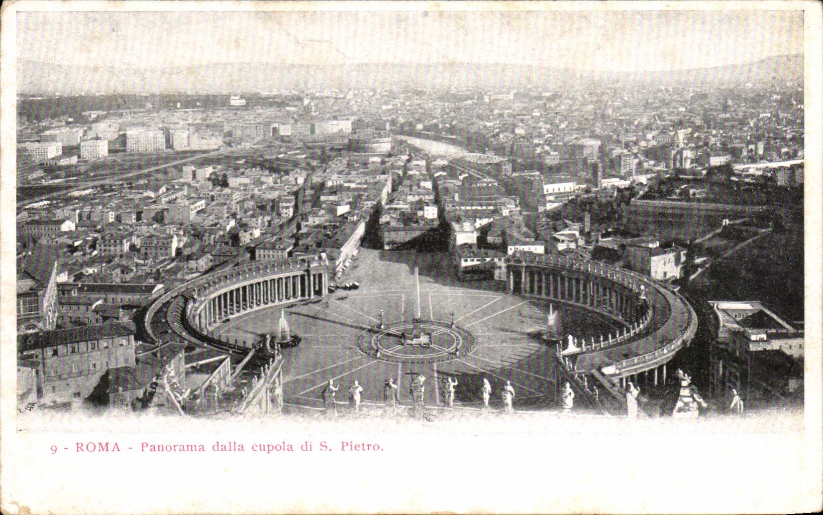 CPA Roma Panorama Dalla Cupola Di Pietro
