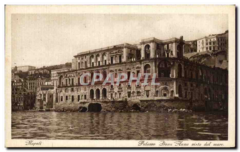 CPA Napoli Palazzo Donn Anna Disto Dal Mare