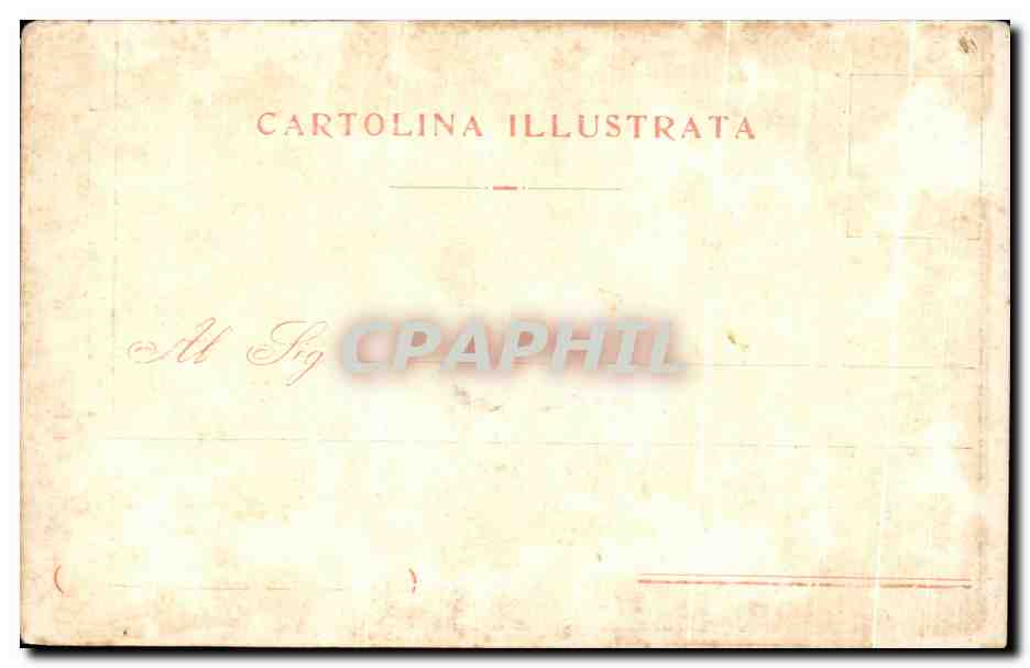 CPA Basilica Di Cecilia Sala Da Bango E Luogo Del Martirio — Rückseite