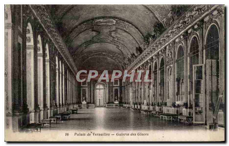 Palais de Versailles — Galerie des Glaces — Éditeur : C. Lemaire, n° 16