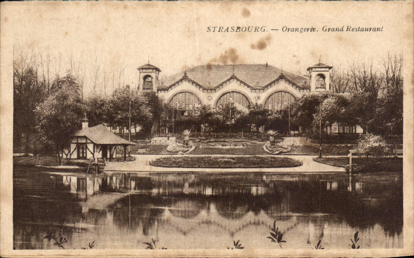 CPA Strasbourg Orangerie Grand Restaurant
