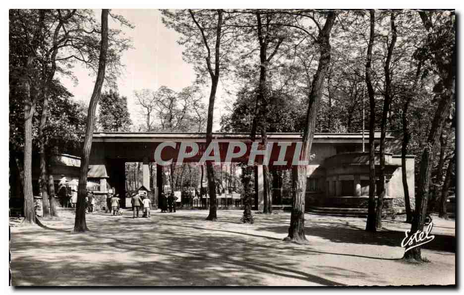 Entrée du Parc Zoologique du Bois de Vincennes — Paris — Éditeur Estel, n° 267