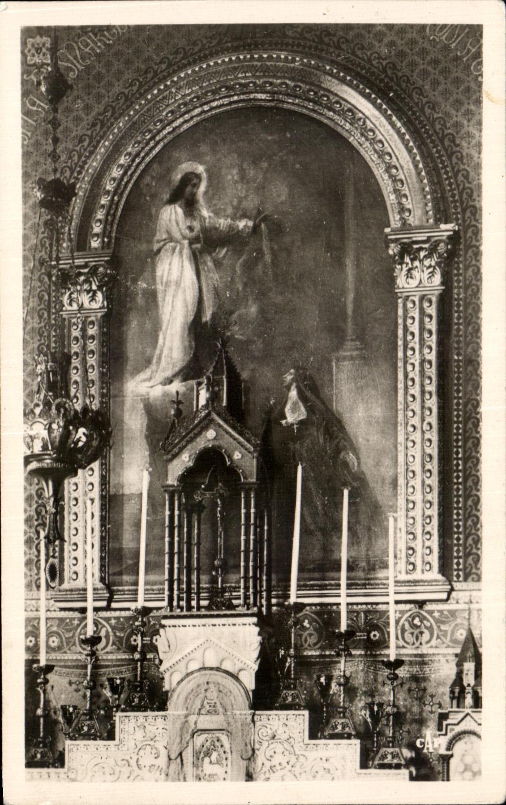 CPA Paray Le Monial Apparition Du SAcre Coeur A La Bienheureuse