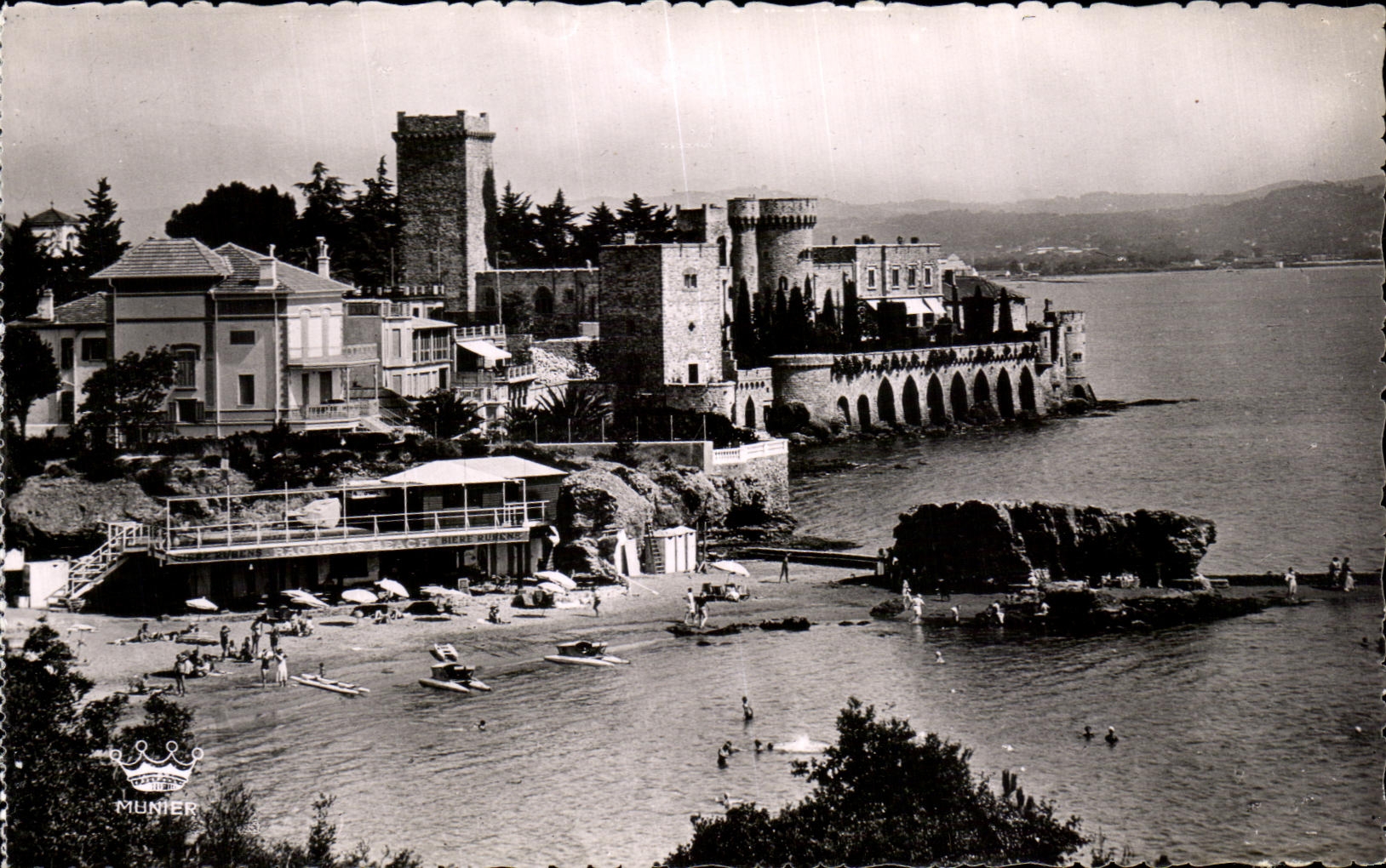 CPA La Cote D'Azur La Napoule La Plage