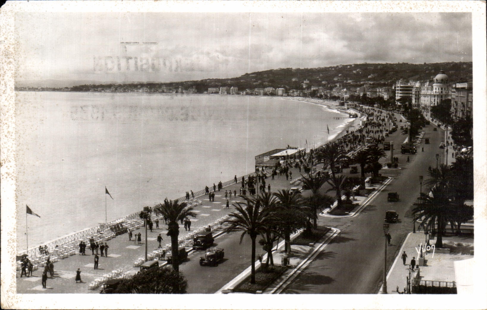 CPA La Douce France Cote d'Azur Nice La Promenade Des Anglais