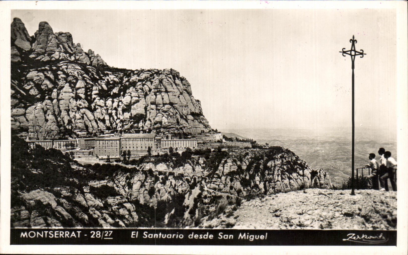 CPA Montserrat El Santuario desde San Miguel