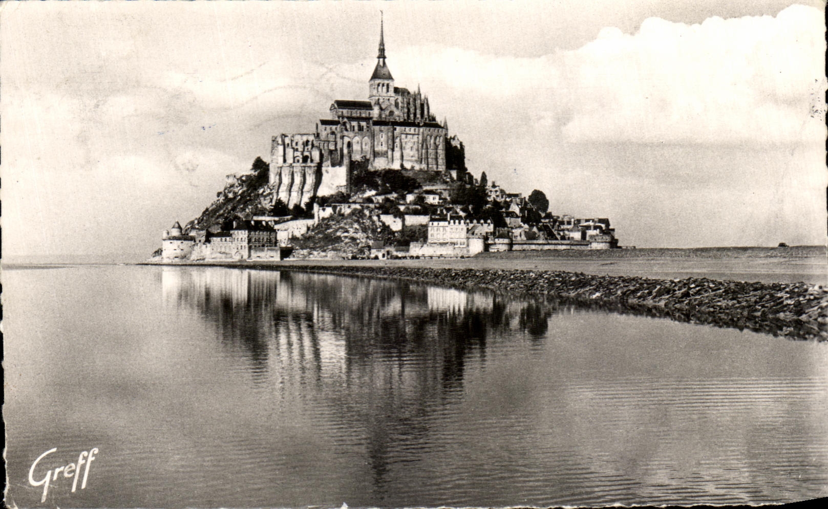 CPA En Normandie Mont St Michel Reflets par Grande Maree