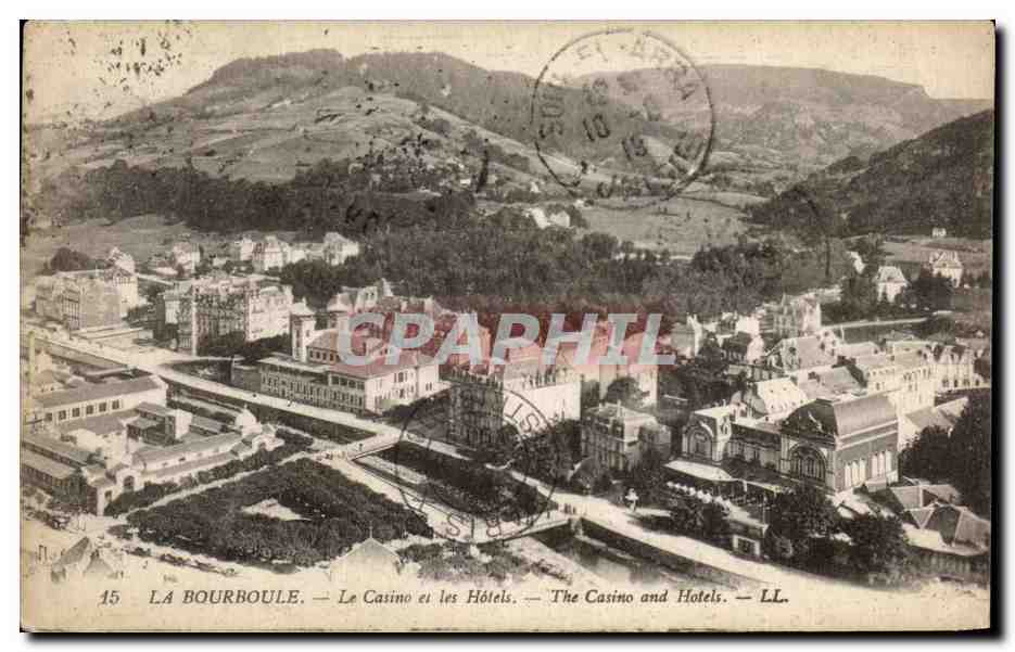CPA La Bourboule Le Casino et les Hotels The Casino and Hotels