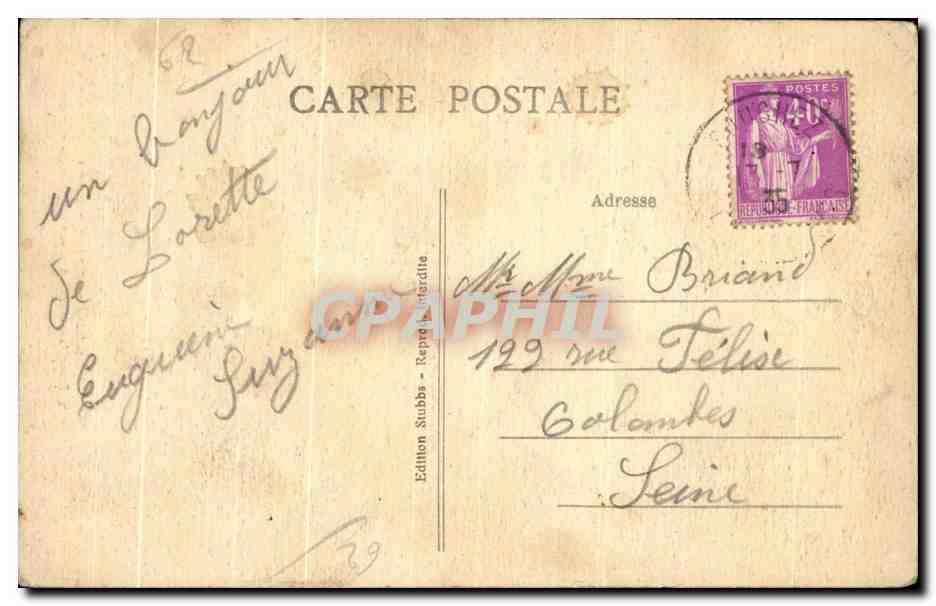 CPA Vimy Tranchees canadlennes Canadian Trenches Parapel Militaria — Rückseite