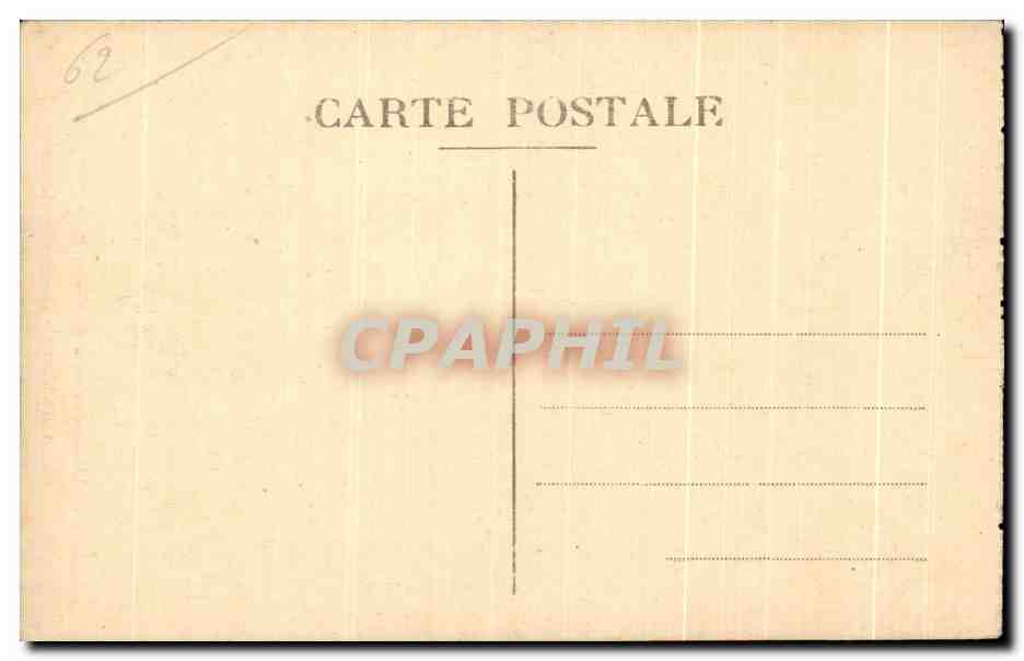 CPA Vimy Ridge German Dug Outs Cote de Vimy Sape allemande Militaria — Rückseite