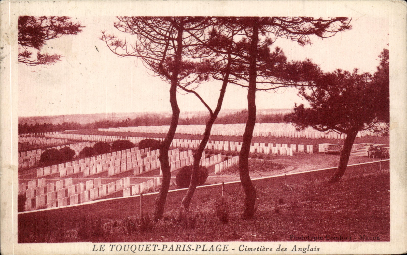 Le Touquet-Paris-Plage - Cimetière des Anglais — Phototypie Combray - Macau