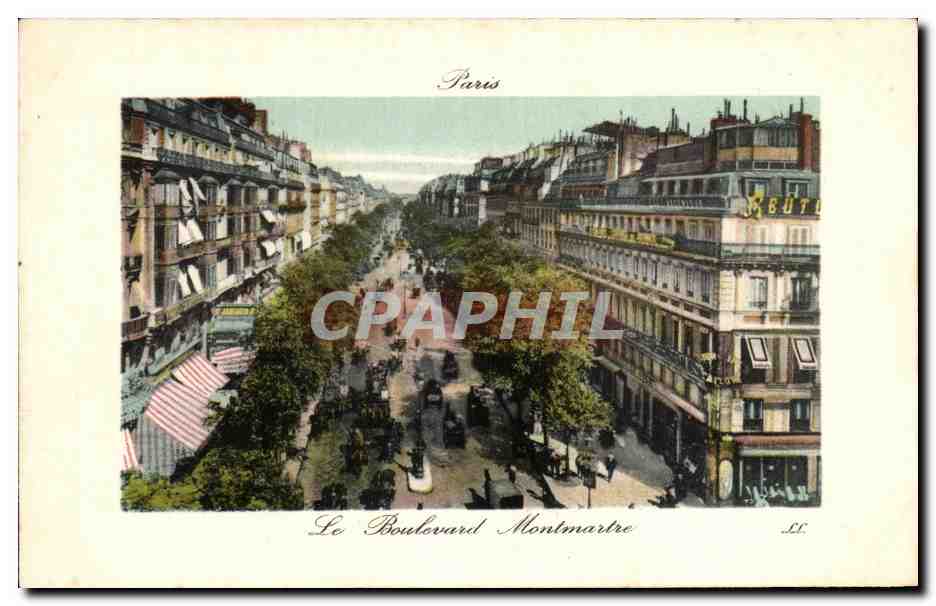 CPA Paris La Boulevard Montmartre