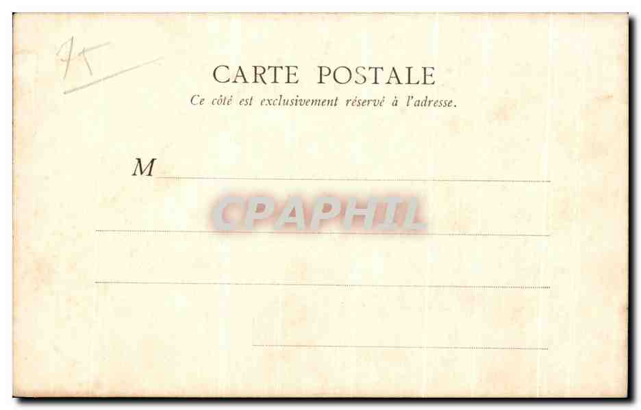 CPA Paris Hotel ou est Mort Victor Hugo le 22 Mai 1885 Avenue Victor Hugo — Rückseite