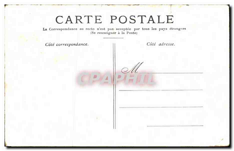 CPA Versailles Les Grandes Eaux Chocolat Guerin Boutron paris — Verso