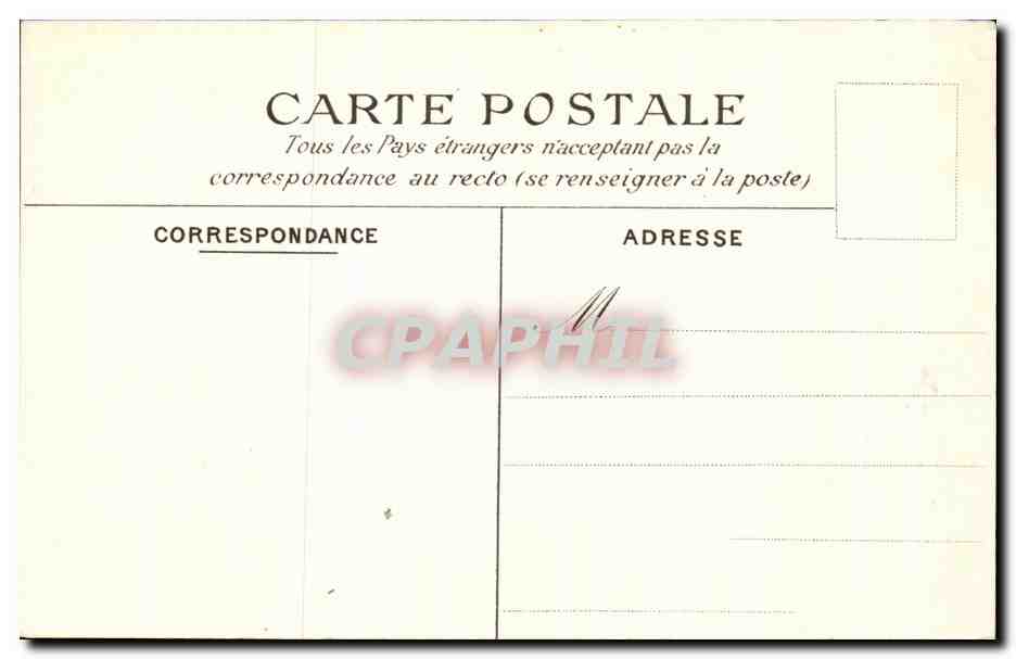 CPA Senat Salon des Messagers Detat Fragment du palfond allegorique par Decaisne — Rückseite