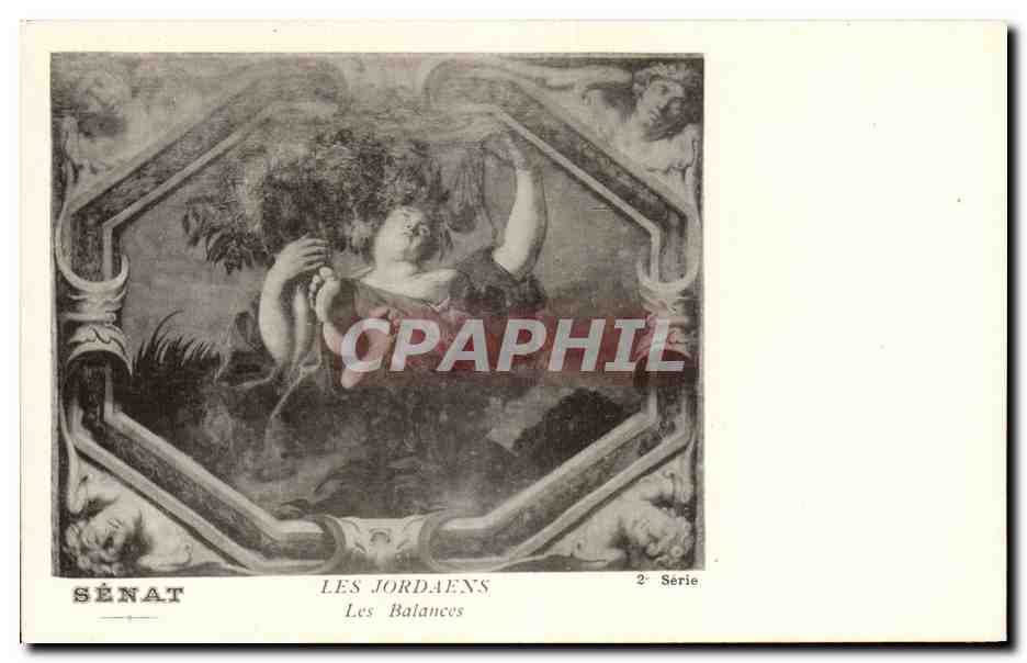 CPA Senat Les Jordaens Les Balances Paris 