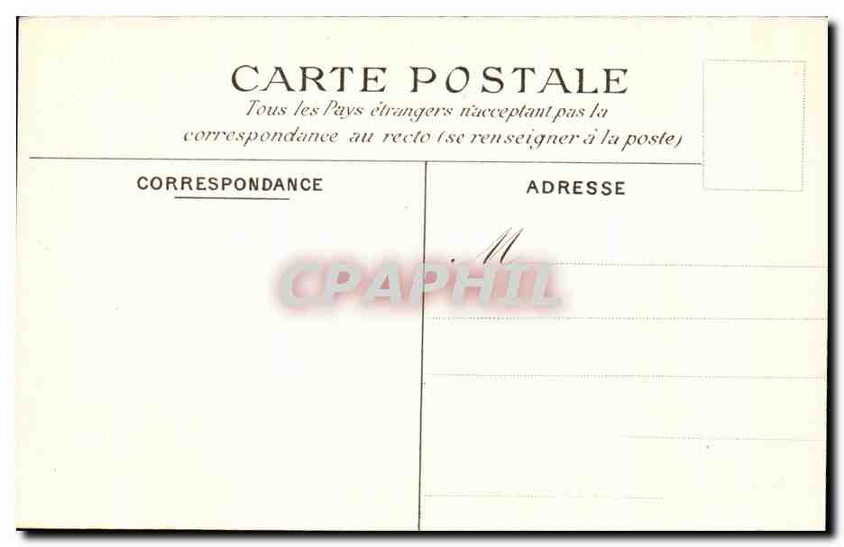 CPA Senat Salon Des Messagers D'Etat Porte avec colonnes en marbre prorenant des Thermes de Julien — Rückseite