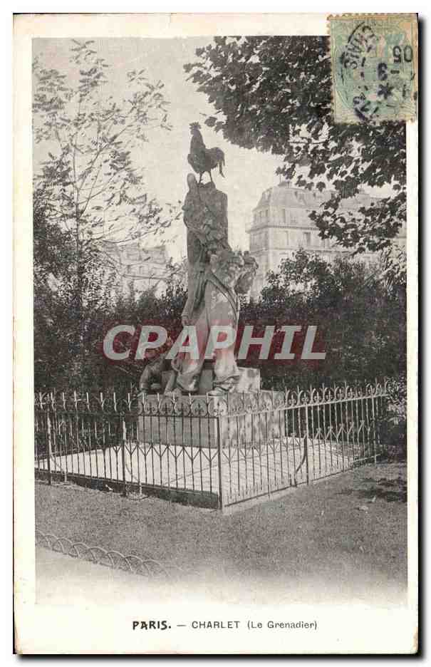 CPA Paris Charlet Le Grenadier Coq