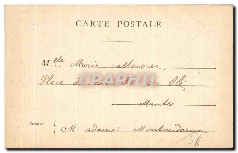 CPA Paris Charlet Le Grenadier Coq — Verso